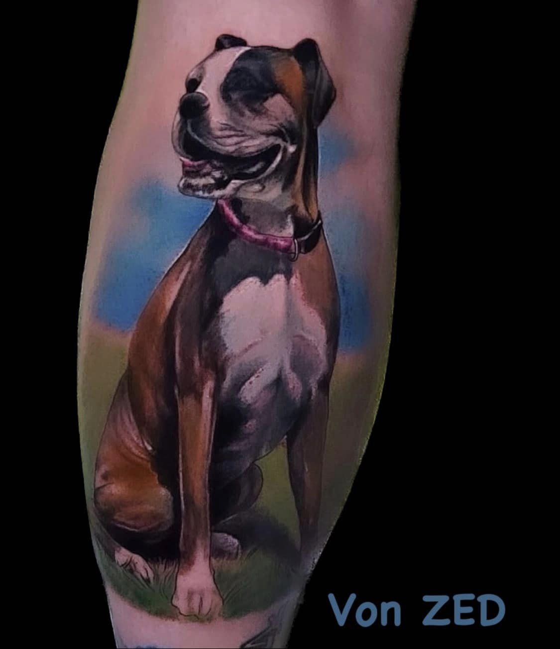 Tatto Hunde Portrait